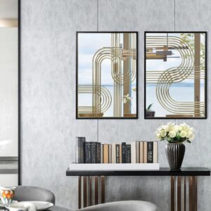 Spectra wall mirror, set of 2