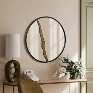 Goldrush Round Wall Mirror